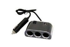 Triple prise allume cigare 12v - triple,