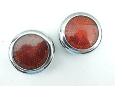 Lucas Red Reflectors 250 500 650 750 Triumph Norton BSA Ducati Moto Guzzi 229