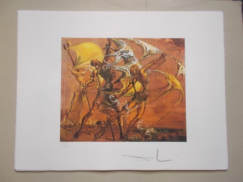 Lithographie salvador dali - salvador,