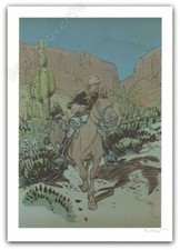 Ex-libris BODART Hommage Tuniques Bleues signé 21x29,5