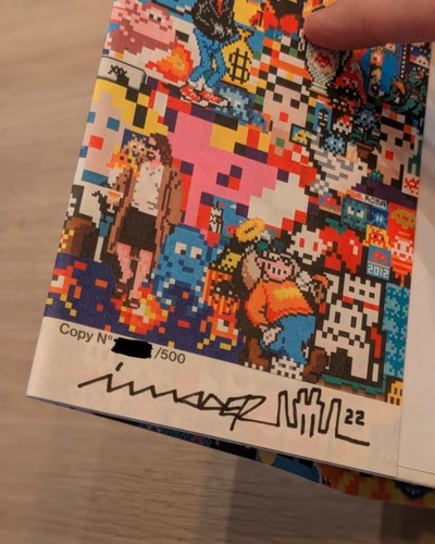 Invader 4000 signée - 4000,
