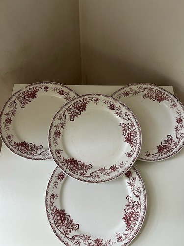 Ensemble assiettes terre - terre, de