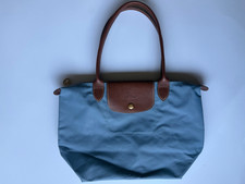 Longchamp Paris Modele Depose Bag Blue Nylon France