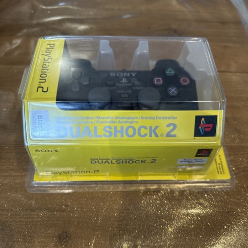 Ps2 manette noir sous - noir, blister