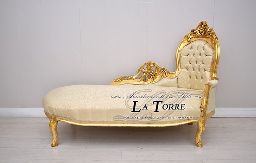 Dormeuse canapé baroque banc - canapé,