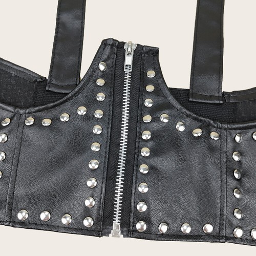 Femme simili cuir - femme, rivet