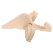 Support de planche à roulettes au sol : présentoir à planches à neige en bois,