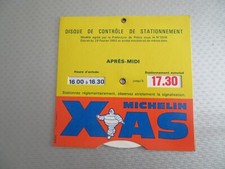 VINTAGE Disque de stationnement MICHELIN XAS  voiture moto TBE