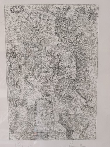 Robert combas gravure 2010 - combas,