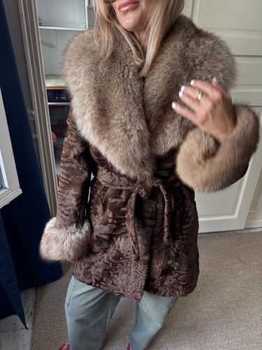 Manteau femme long marron - manteau,