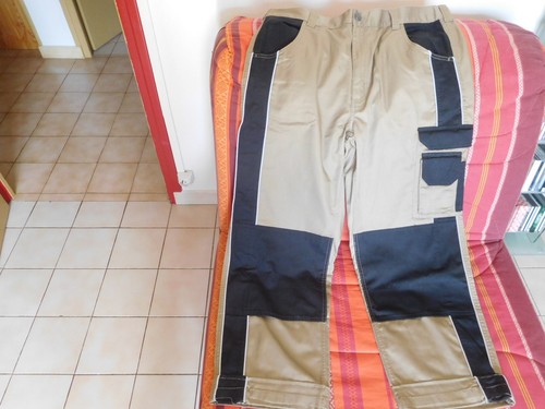 Pantalon travail beige - pantalon,