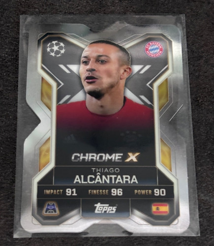 Carte thiago alcantara topps - thiago,