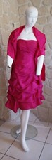Robe cocktail rose+étole