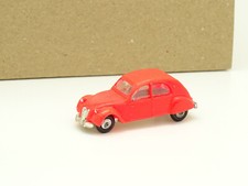 Norev Micro Miniatures 1/86 HO - Citroen 2CV Rouge