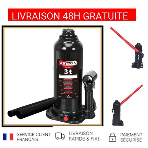 Cric hydraulique bouteille - bouteille, ks