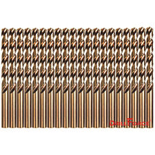 Drillforce 20PCS 1/16"-1/2" Cobalt Drill Bits Set HSS M35 Jobber Twist Drill Bit