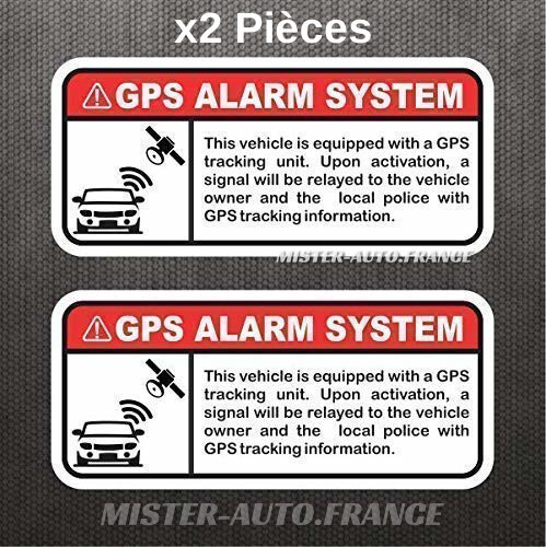 Autocollant alarme voiture - autocollant,