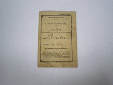 LIVRET MILITAIRE INDIVIDUEL CLASSE 1941