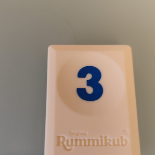 Tuile chiffre bleu jeu - 4,