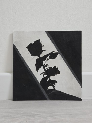 Peinture sur toile silhouette