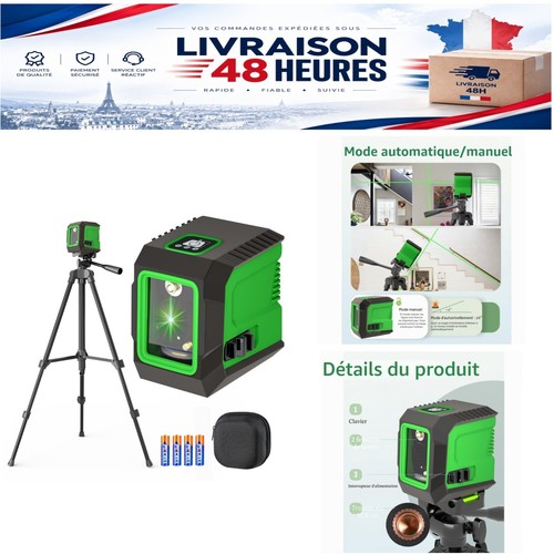 Niveau laser 360 vert - niveau,