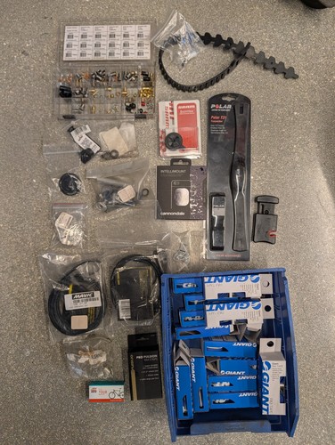 Bike shop parts lot - bike,