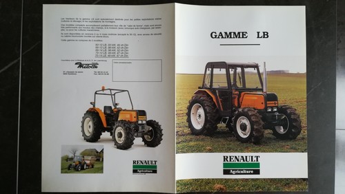 Brochure tracteur renault - brochure,