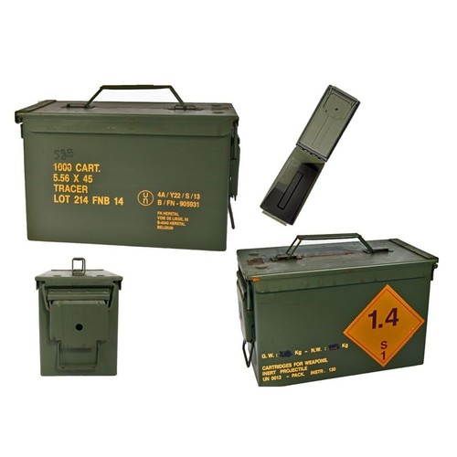 Armée boîte munitions - armée, de