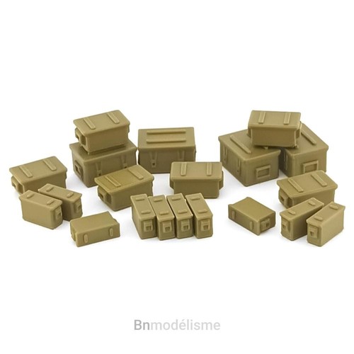 Lot caisses militaires - 20,