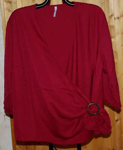 Blouse cache coeur - cache-coeur, unie
