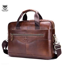 Sac à Main Sacoche Cuir véritable BULLCAPTAIN Homme Élégance & Praticité Marron