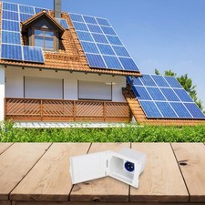 Caravane camping-car extérieur prise d'entrée carrée noire prise de chasse