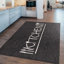 Tapis Jardin Tapis Exterieur Terrasse Cuisine Mélangé Écriture Design Moderne