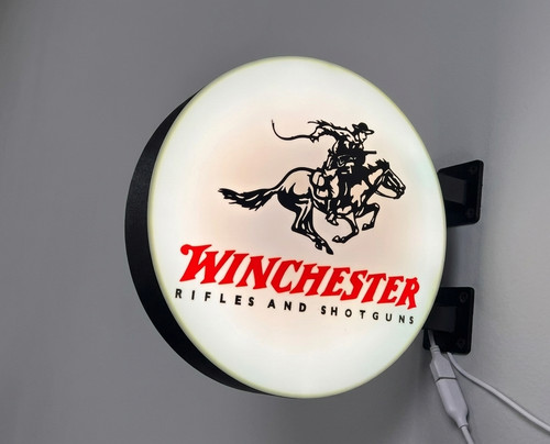 Enseigne lumineuse winchester - enseigne,