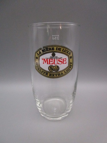 Verre bière publicitaire - a,