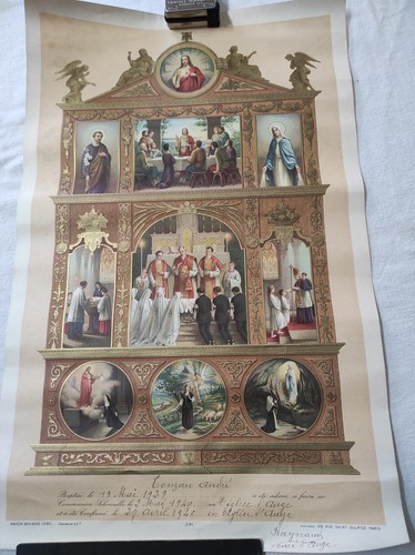 Ancien document religieux 1940 - ancien,