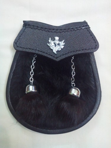 Garçons kilt escarcelle noir - kilt,
