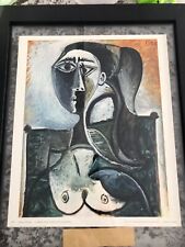 Pablo Picasso  Original Signed Print 1970 Nude In An Armchair