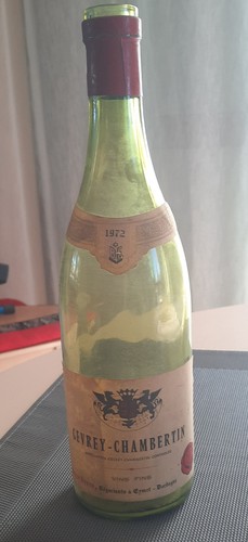 Vin gevrey chambertin 1972 - vin,
