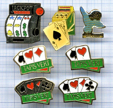 Lot Pin's jeux Tapis vert AS