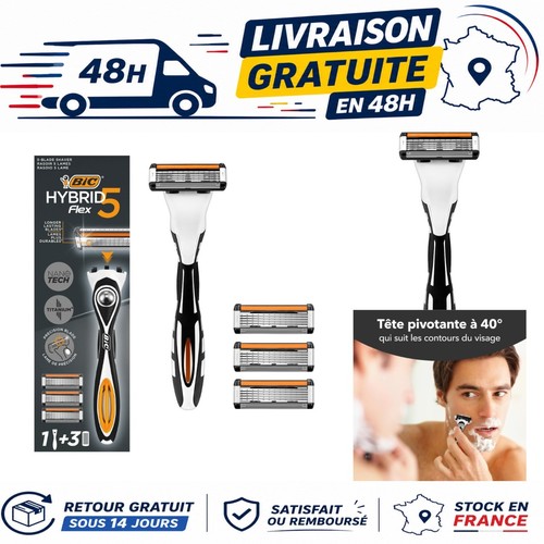 Bic hybrid flex rasoir homme - flex,