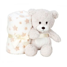  Peluche Ours avec Couverture