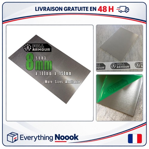 Plaque aluminium 8mm qualité