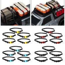 5x 1:10 RC voiture toit porte-bagages corde sangles élastiques pour SCX10 D90