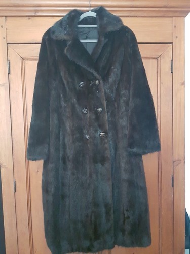 Manteau vison véritable dark - véritable,