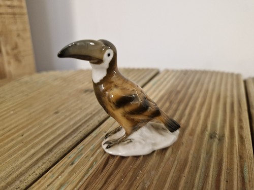 Figurine toucan porcelaine - toucan, en