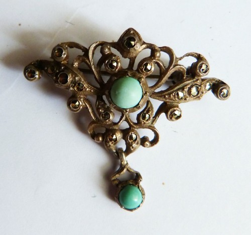 Bijou broche argent - , +