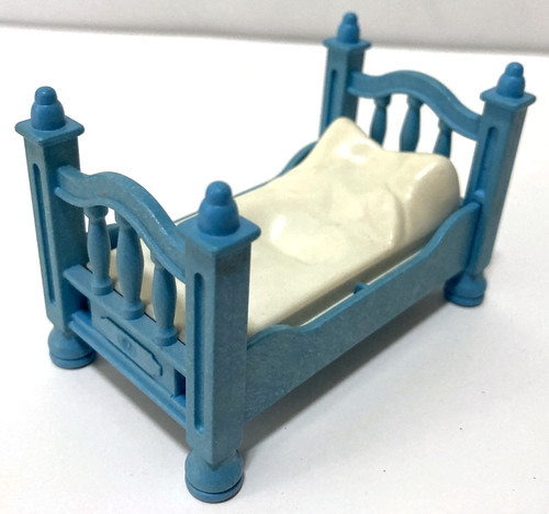 Playmobil child bed - bed, blue