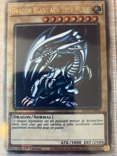 Dragon blanc aux yeux bleus - blanc,