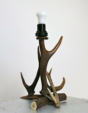 LAMPE BOIS de CERF, belle